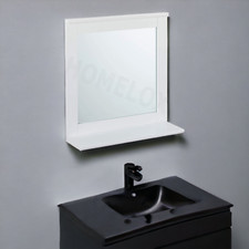 MAINE White Bathroom Mirror