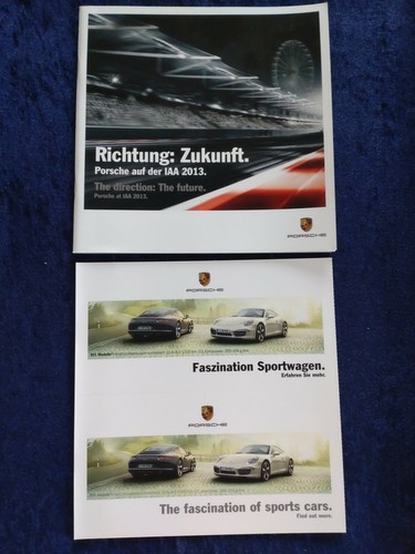 Porsche iaa 2013 brochure 911 - porsche,