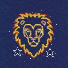 DMC BK1866  Leo - Signs of the Zodiac Cross Stitch Kit by Emily Peacock