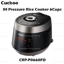 ⭐ CUCKOO ⭐ IH Pressure Rice Cooker 6Cups Auto Steam Cleaning 220V CRP-P0660FD