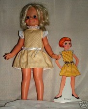 NG Creations Sewing Pattern #57B Gingham Dress fits Crissy & Velvet Dolls