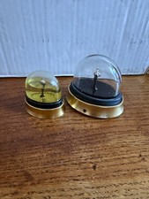 2 Jean Paul Gaultier FRAGILE Snow Globes Eau de Perfume big/sm Bottle Empty Used