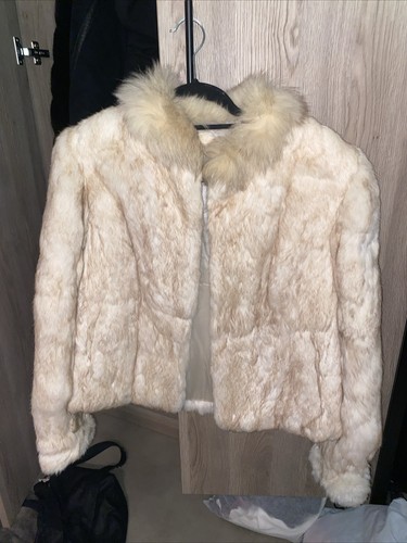 Vintage real rabbit fur jacket - real,