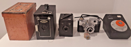 Vintage analogue cameras - vintage/analogue, cameras+
