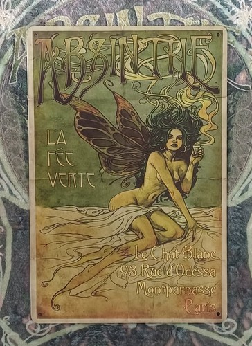 Absinthe fee verte chat - fee,