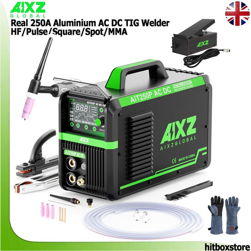 Pulse tig welder 250amp - ac/dc,