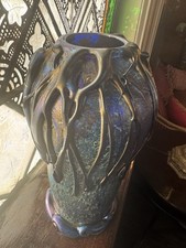 Cypriot lava Hand Blown Vase