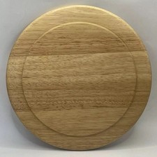 Vintage Wooden Trivet 9.75” Diameter – Pan, Teapot, Hotplate Stand