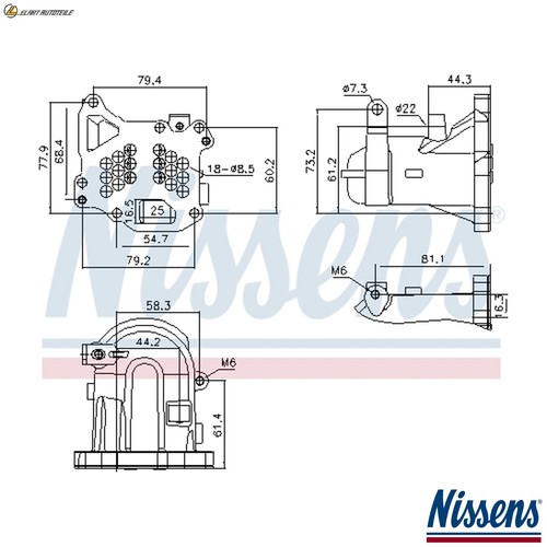 Radiator exhaust gas - radiator,