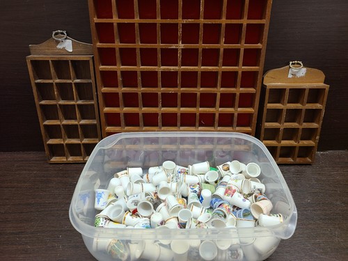 Job lot mixed thimbles - lot,
