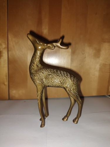 Vintage solid brass spotted - solid,