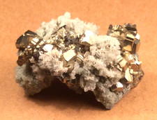 Pyrite with quartz - pyrite,
