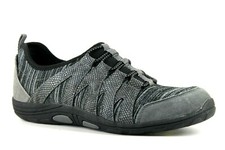 Marks & Spencer M&S Womens UK 6 Grey Fabric Slip On Memory Foam Active Trainers