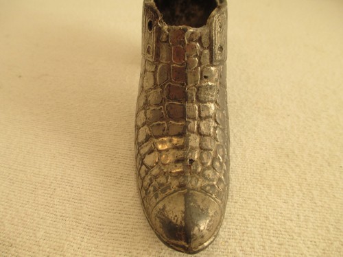 Unusual figural metal shoe - unusual,