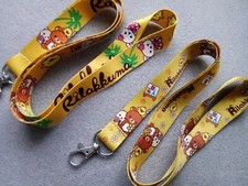 Rilakkuma Bear Lanyard ID Badge Pass Holder Key Neck Strap Sanrio
