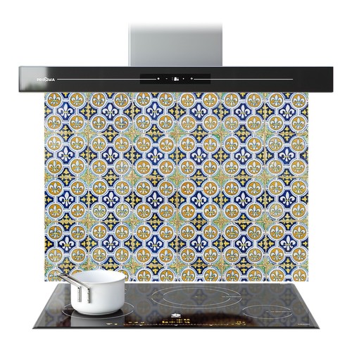 Kitchen glass splashback - kitchen,