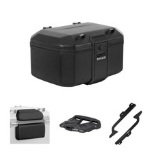 SHAD TERRA TR55 Pure Black Top Case Kit For Kymco 250 XCITING 2005-2015