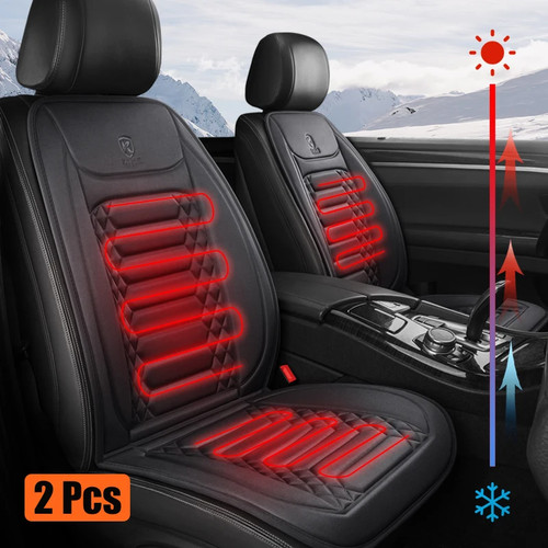 Heated car seat cover - heated,