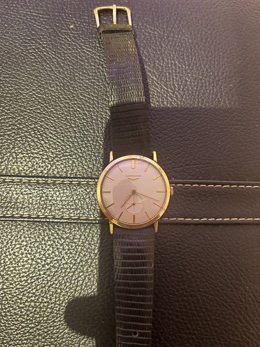 Longines gold men - men's, mechanical