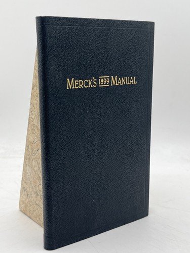 Merck 1899 manual facsimile - merck's,