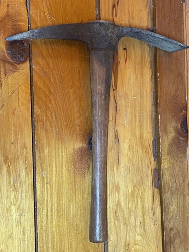 Antique iron mattock head - antique,