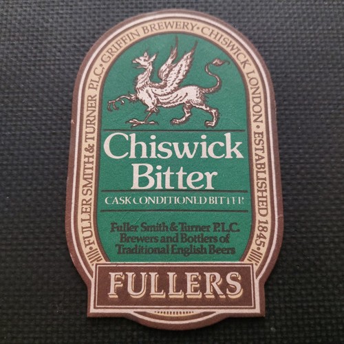 Fullers beer mat - mat, no