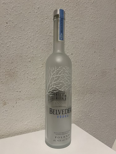 Empty belvedere dummy bottle - dummy,