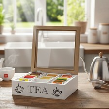 Wooden two tone compartment - wooden, 9