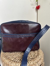 Fred Perry Retro Vintage Classic Shoulder Messenger Flight Laptop Bag Burgundy 