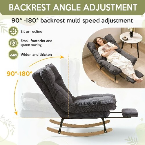 Foldable rocking chair accent - rocking,