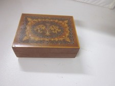 wooden storage musical box