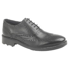 Mens Leather Brogue Oxford