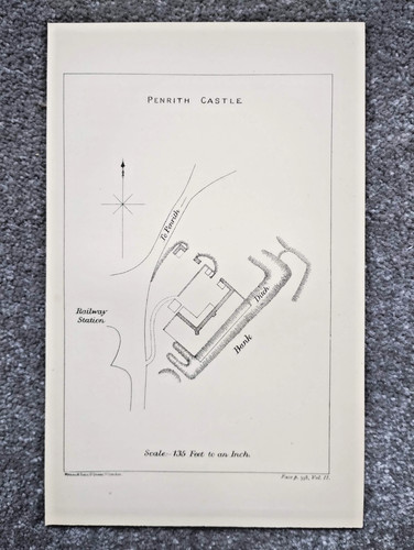 Ground plan penrith - of, castle