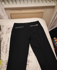 Men's Black, White Trim Detail