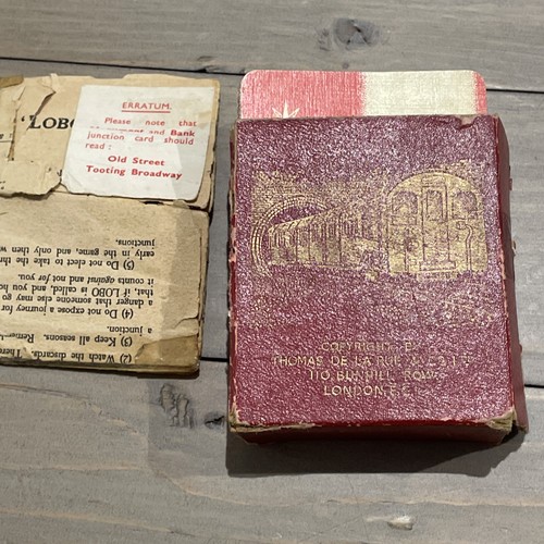 Vintage playing card game lobo - card,