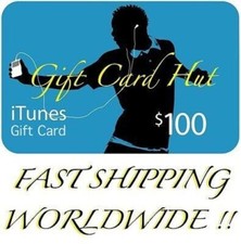 $100 APPLE US iTUNES CARD gift