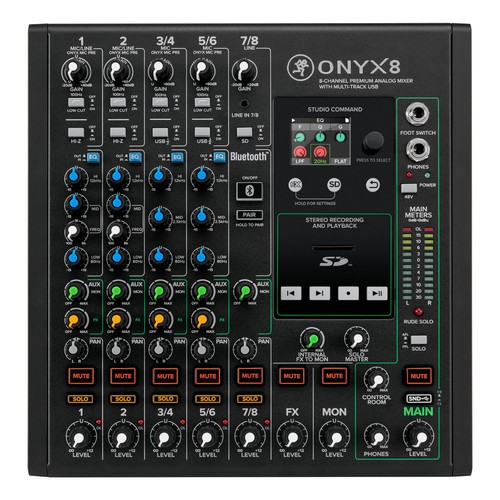Mackie onyx8 analog usb - onyx8, 8-ch
