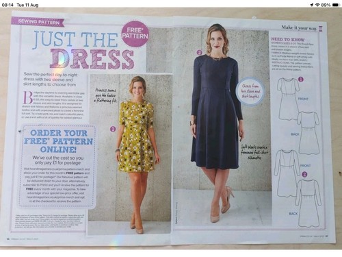 Prima magazine dress - 🧵prima,