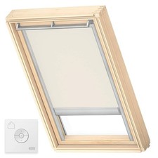 Solar motorised Velux blind DSL SK06 in colour 1025S (White) (brand new in box)