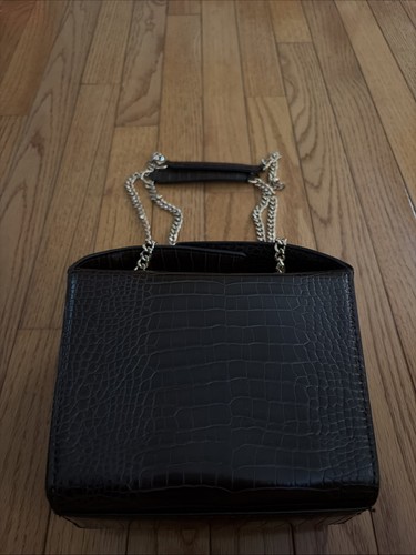 Topshop crocodile boxy handbag - topshop,