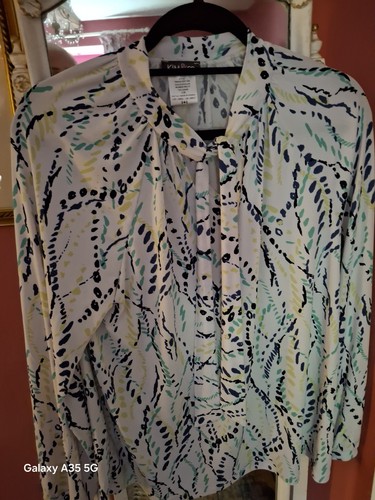 Kim qvc blue white - qvc, multi