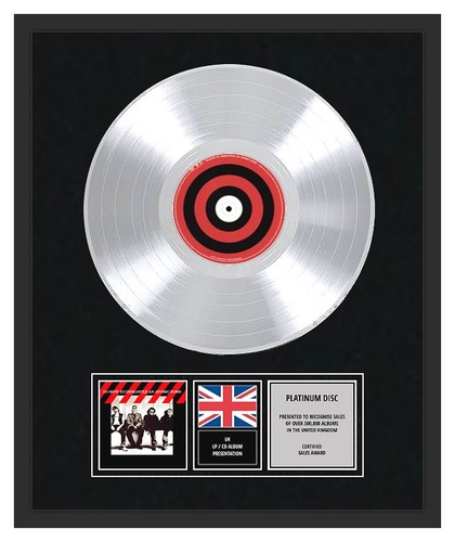 Platinum disc lp - u2,