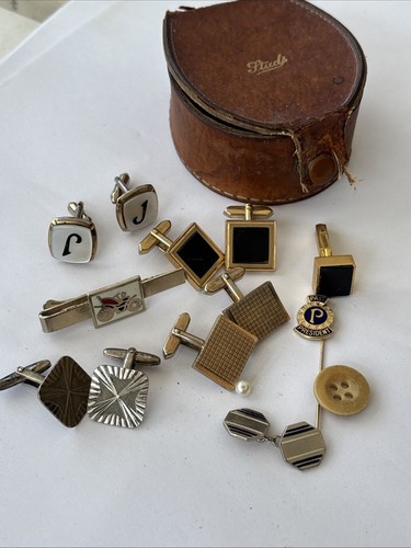 Vintage cufflink selection and - vintage,