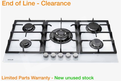 End line 90cm white - -, gas