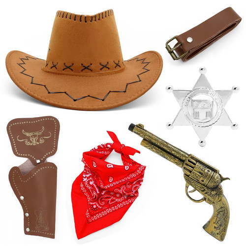 Cowboy costume accessory set - costume,