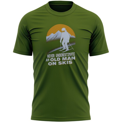 Funny skier shirt for men - shirt,