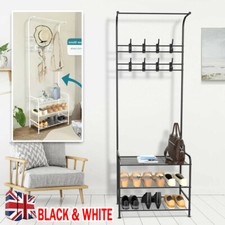 Coat rack and - rack, shoe
