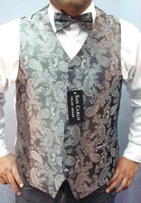 MEN'S QUALITY GREY BIG PAISLEY