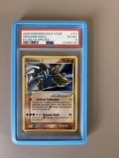 Pokemon Groudon Gold Star Holo