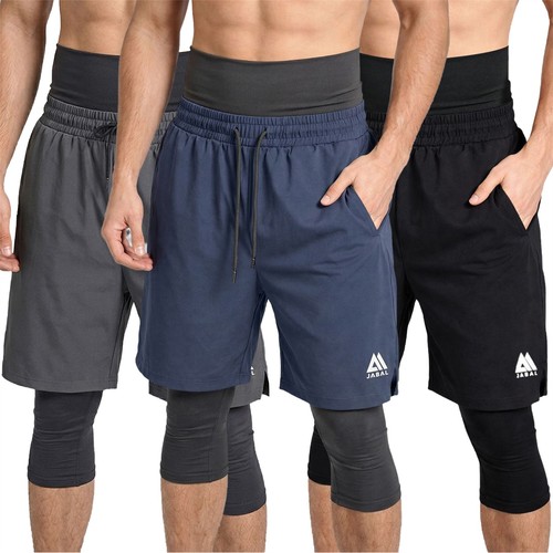 Jabal mens awrah shorts long - mens,